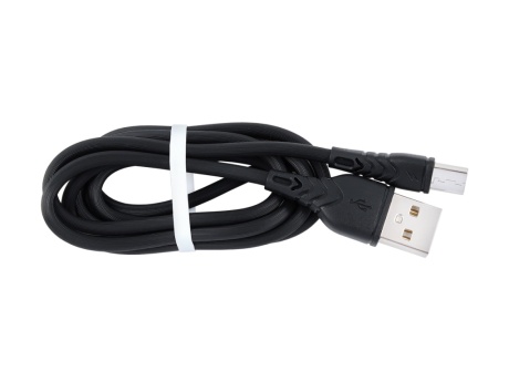 Кабель USB VIXION (J7m) microUSB длинный коннектор (1м) (черный)