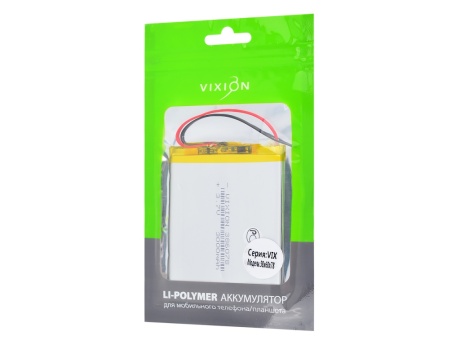 Аккумулятор универсальный 38x60x78 mm 3000mAh (3,7V Li-Pol) (Vixion)
