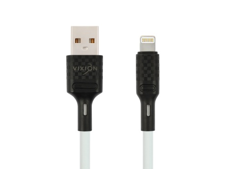 Кабель USB VIXION (K27i) для iPhone Lightning 8 pin (1м) (белый)
