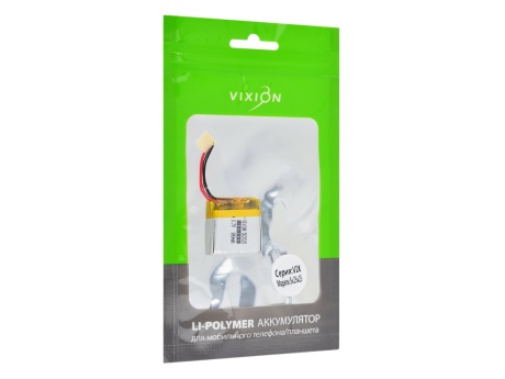 Аккумулятор универсальный 5x25x25 mm (3,7V Li-Pol) (Vixion)