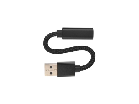 Адаптер VIXION AD76 Type-C - USB с проводом (черный)