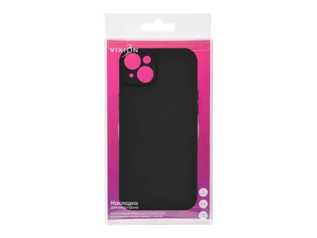 Накладка Vixion для iPhone 15 Plus MagSafe (черный)