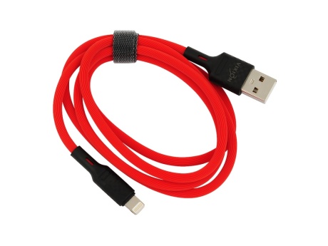 Кабель USB VIXION (K27i) для iPhone Lightning 8 pin (1м) (красный)