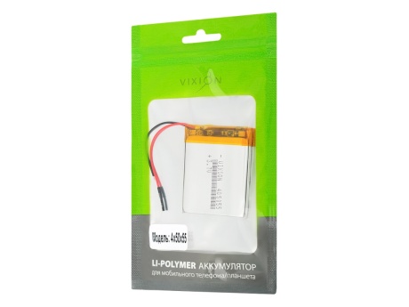 Аккумулятор универсальный 4х50х55 mm 2000mAh (3,7V Li-Pol) (Vixion)