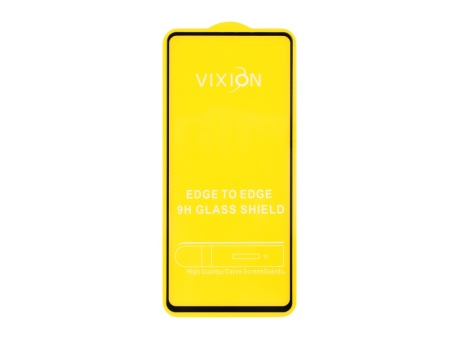 Защитное стекло 6D для Samsung A515F Galaxy A51/A52 4G/A53 5G/Vivo X30/V17/V17 Pro (черный) (VIXION)