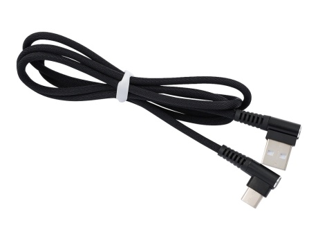 Кабель USB VIXION (K15) Type-C (1м) L-образный (черный)