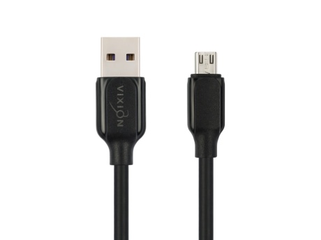Кабель USB VIXION (K28m) 3,5A microUSB (1м) (черный)