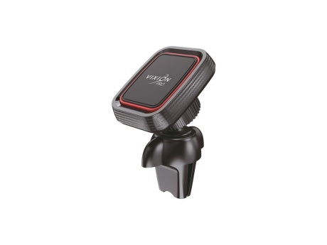 Авто-держатель VIXION PRO VR-15 магнитный в дефлектор (черно/красный)