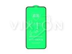 Защитное стекло керамическое для iPhone XR/11 (черный) (VIXION)