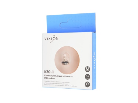 Съемный разъем для магнитного USB-кабеля Vixion K30-1i Lightning