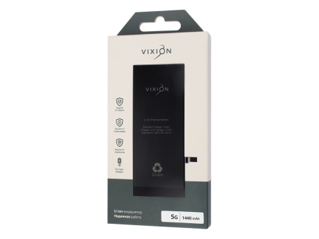 Аккумулятор для iPhone 5 (Vixion) (1440 mAh) с монтажным скотчем