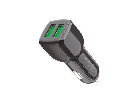АЗУ VIXION PRO VU-12 (2-USB/2.1A) (черный)