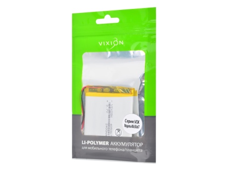 Аккумулятор универсальный 4х50х67 mm 2400mAh (3,7V Li-Pol) (Vixion)