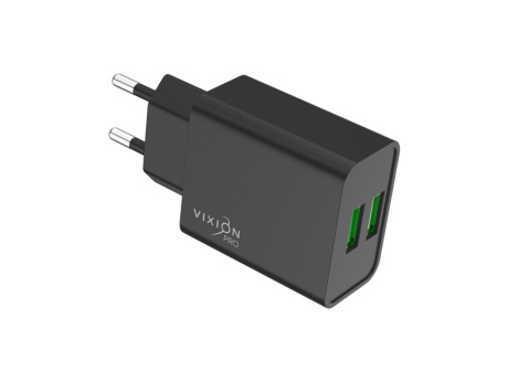 СЗУ VIXION PRO VH-07 (2-USB/2.4A) (черный)