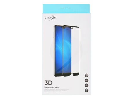 Защитное стекло 3D для Samsung A415F Galaxy A41 (черный) (VIXION)