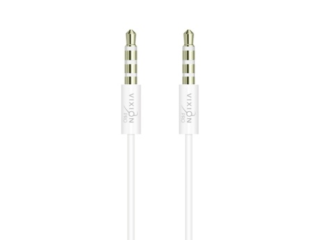 Кабель AUX VIXION PRO (VX-43) 2 x Jack 3,5 (M) (1м) (белый)
