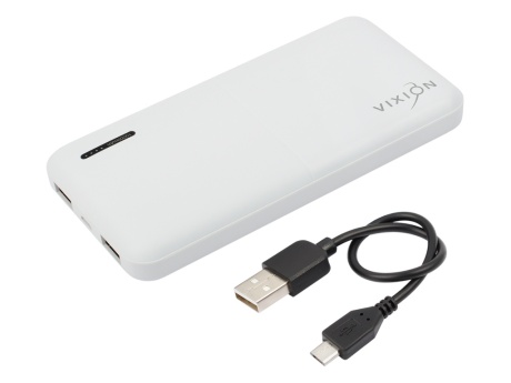 Портативное зарядное устройство (Power Bank) VIXION KP-52 10000mAh (Micro-USB,2-USB) (белый)
