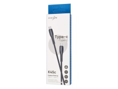 Кабель Type-C VIXION (K45c Perfume) Power Delivery Type-C 60W (1м) (черный)