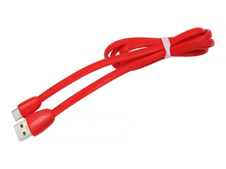 Кабель USB VIXION (K12c) Type-C (1м) силиконовый (красный)