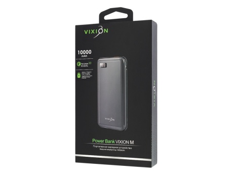 Портативное зарядное устройство (Power Bank) VIXION DP-19 10000mAh Fast Charge (Type-C) (черный)