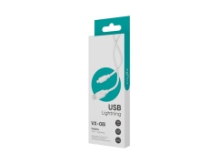 Кабель USB VIXION PRO (VX-08i) 3,5A для iPhone Lightning 8 pin (1м) (белый)