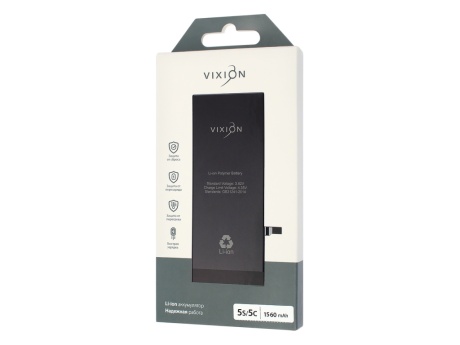Аккумулятор для iPhone 5S/5C (Vixion) (1560 mAh) с монтажным скотчем
