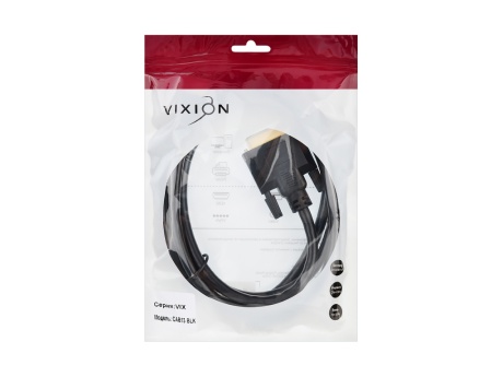 Кабель VIXION CAB13 HDMI (M) - DVI-I (M) 1.2m (черный)