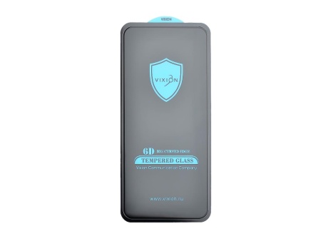 Защитное стекло 6D для Xiaomi Redmi Note 14 (черный) (VIXION)
