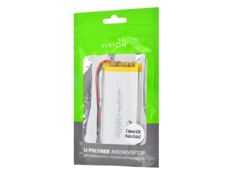 Аккумулятор универсальный 35х34х92 mm 1600mAh (3,7V Li-Pol) (Vixion)