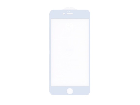 Защитное стекло 6D для iPhone 6/6S (белый) (VIXION)