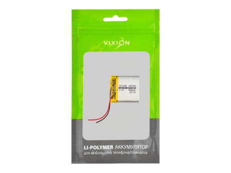 Аккумулятор универсальный 60х30х30 mm 500mAh (3,7V Li-Pol) (Vixion)