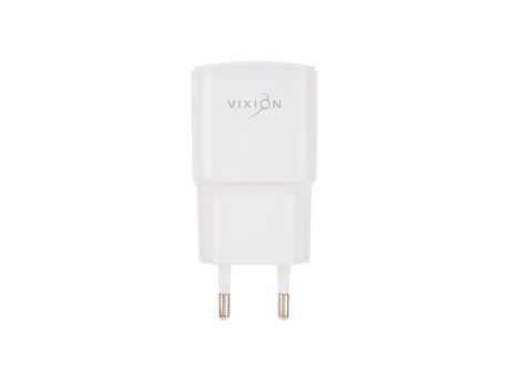 СЗУ VIXION L5c (1-USB/2.1A) + Type-C кабель 1м (белый)