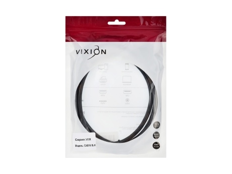 Кабель VIXION CAB16 HDMI (M) - Mini HDMI (M) 1.5m (черный)