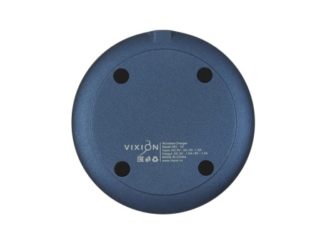 Беспроводное зарядное устройство VIXION WC-10 (синий)
