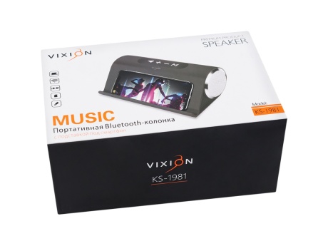 Колонка-Bluetooth VIXION KS-1981 (черный)