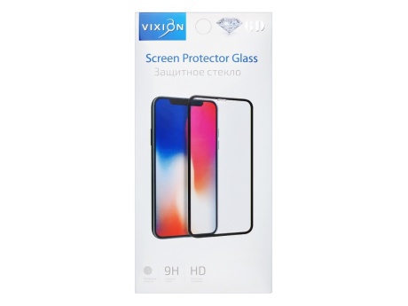 Защитное стекло 6D для Samsung A730F/A750F/A605F/J415F/J610F/J810F (черный) (VIXION)