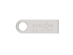 Накопитель USB Flash 8GB 2.0 VIXION PRO Zinc Alloy (серебро)
