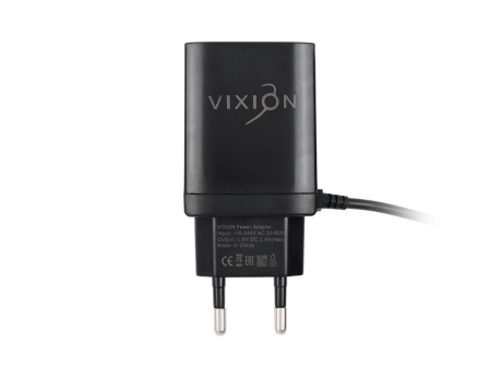 СЗУ VIXION L8 micro USB (2-USB/2.4A) 1.2м (черный)