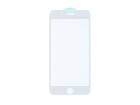 Защитное стекло 6D для iPhone 7 Plus/8 Plus (белый) (VIXION)