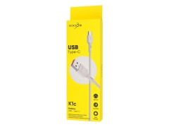Кабель USB VIXION (K1c) Type-C (1м) (белый)