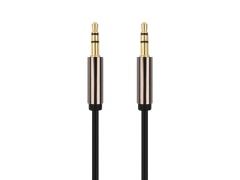 Кабель AUX VIXION (Y-15) 2 x Jack 3,5 (M) спираль (2м) (черный)