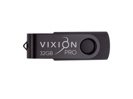 Накопитель USB Flash 32GB 2.0 VIXION PRO Black Twist (черный)