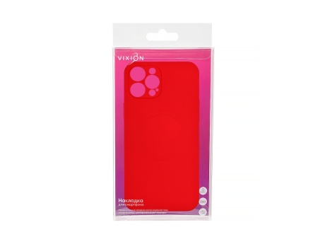 Накладка Vixion для iPhone 12 Pro Max MagSafe (красный)