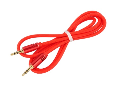 Кабель AUX VIXION (Y-20) 2 x Jack 3,5 (M) (1м) (красный)