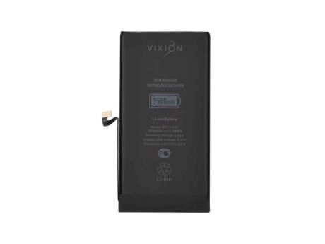 Аккумулятор для iPhone 13 (Vixion) усиленная (3500m Ah) с монтажным скотчем