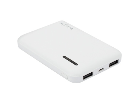 Портативное зарядное устройство (Power Bank) VIXION DP-12 5000mAh (Micro-USB,2-USB) (белый)