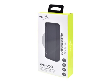 Портативное зарядное устройство (Power Bank) VIXION KPG-200 20000mAh (черный)