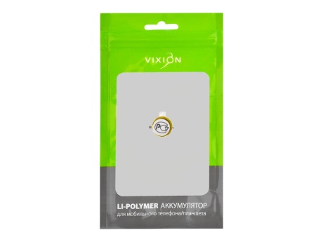 Аккумулятор универсальный 11x5.5 mm (LIR 1154) 50mAh (3,6V Li-Pol) (Vixion)