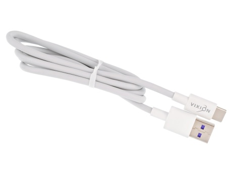 Кабель USB VIXION (K18c) Powerful 5A Type-C (1м) (белый)
