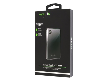 Портативное зарядное устройство (Power Bank) VIXION DP-17 10000mAh (Type-C, USB, MicroUSB) (красный)